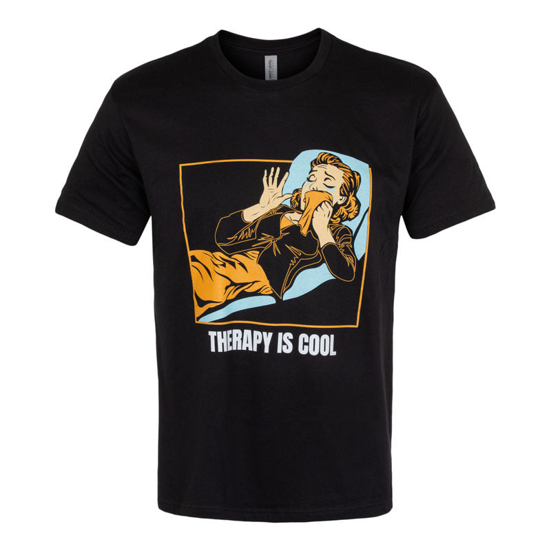 Therapy is Cool Tee (Black)